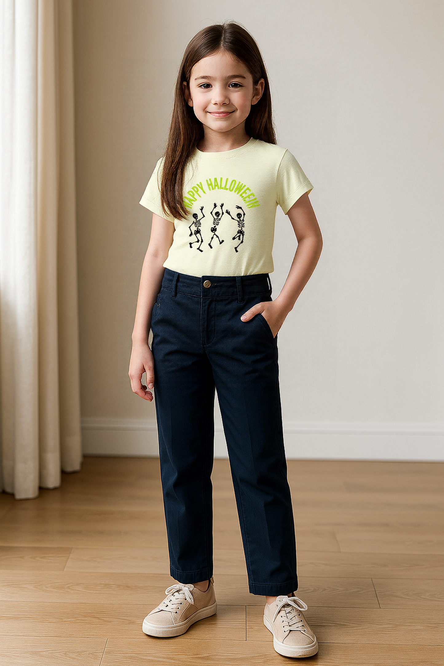 Dancing Skeletons - Pure Cotton Essential Kids T-Shirt