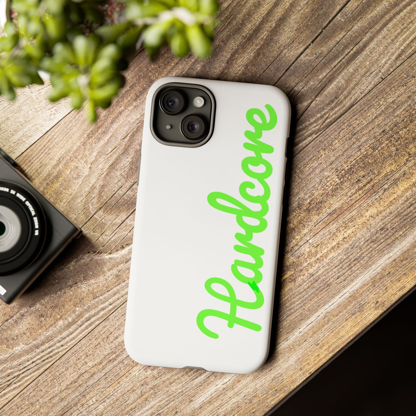 Hardcore - Green & White Tough Cases