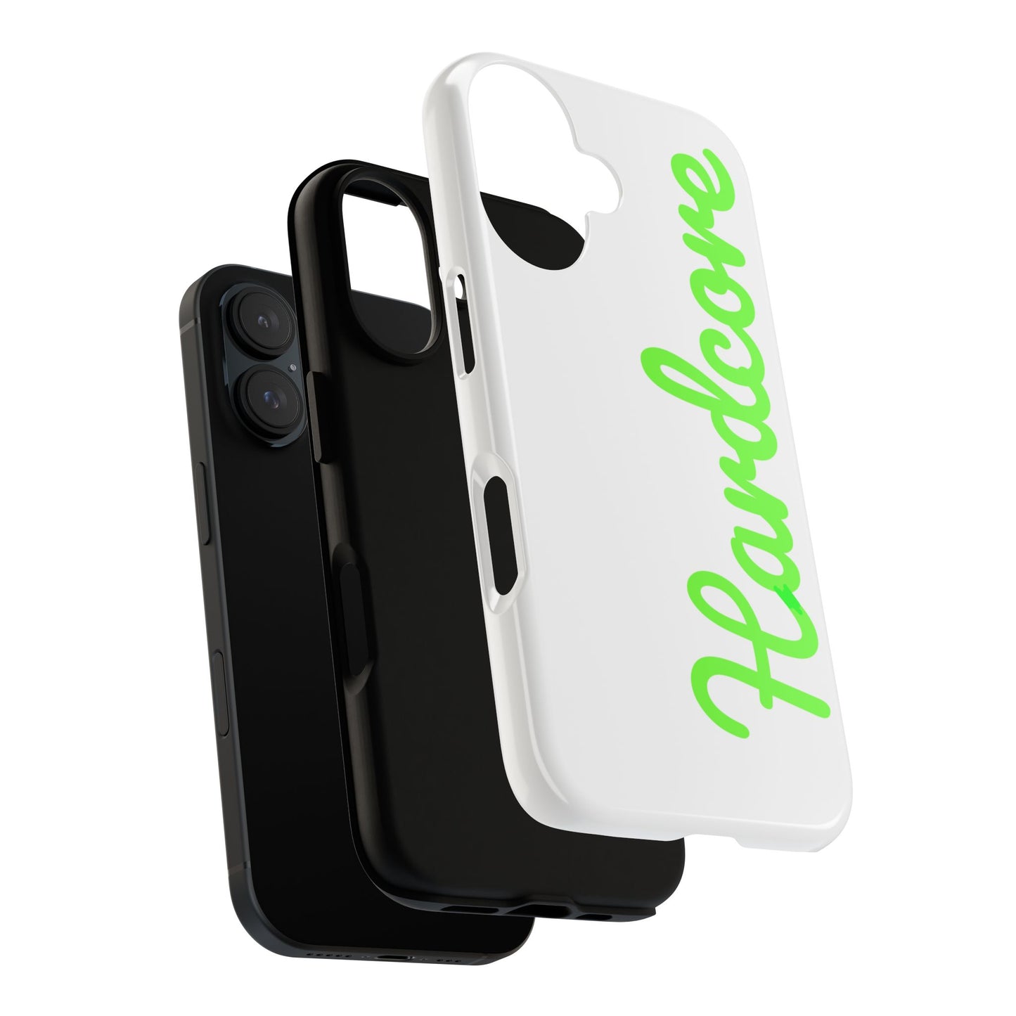 Hardcore - Green & White Tough Cases
