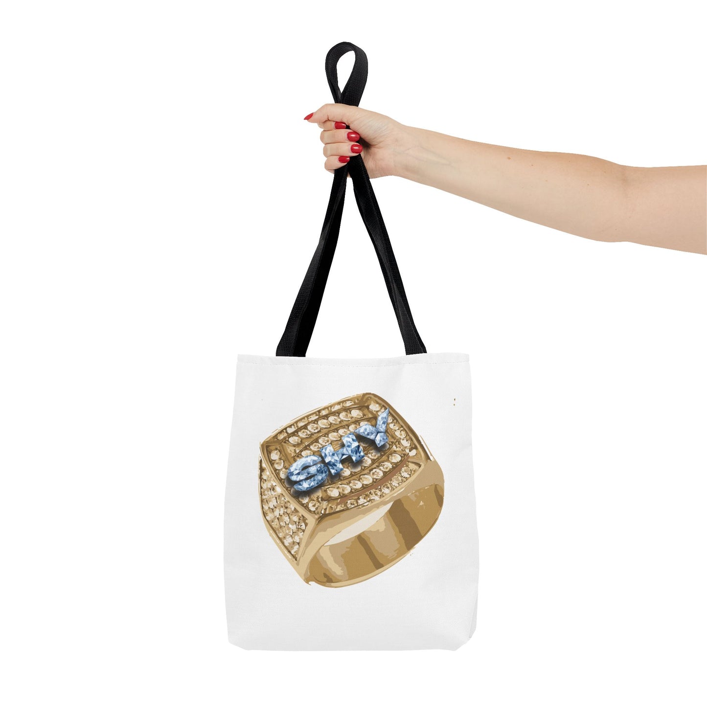 SHY - Stylish Tote Bag with statement Ring Design