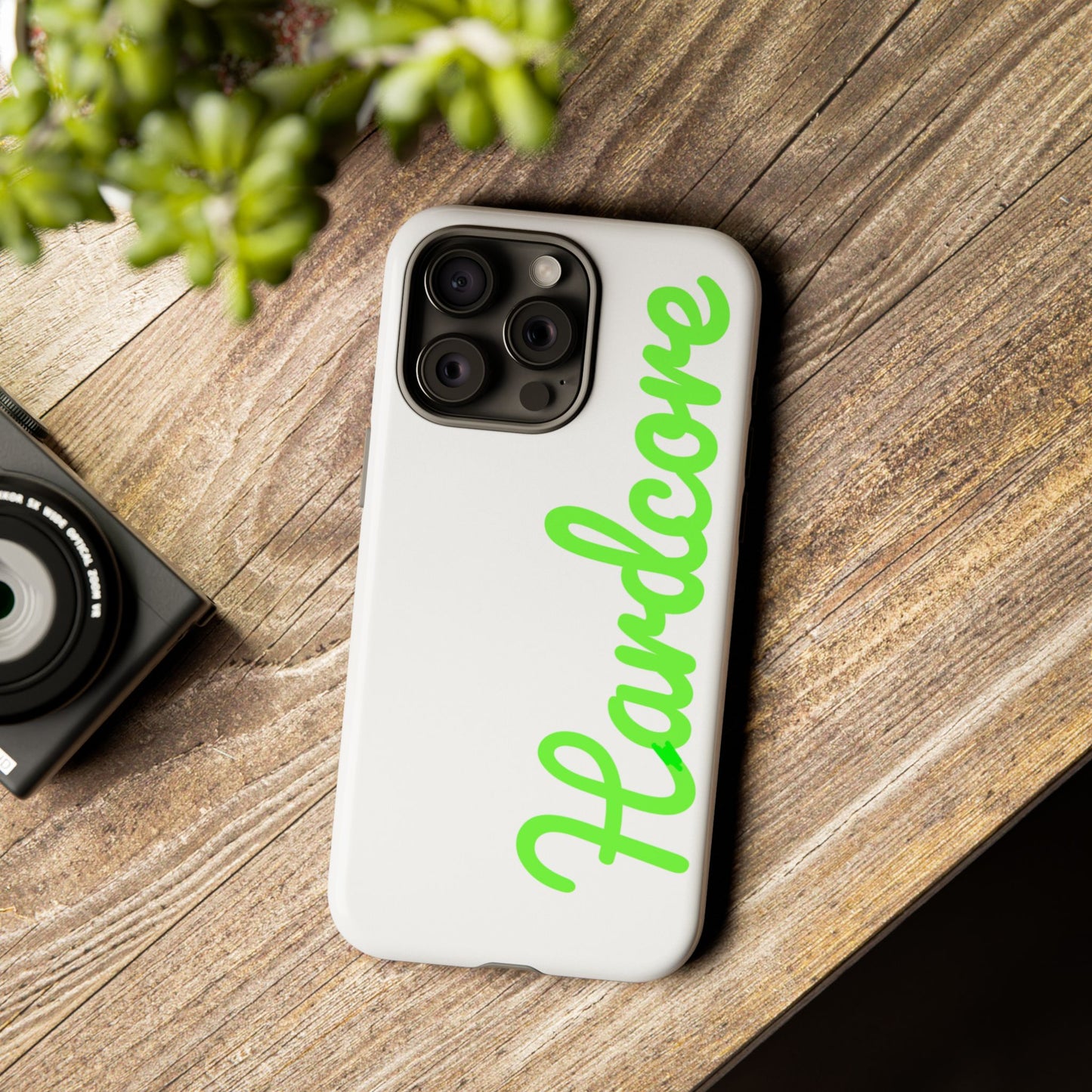 Hardcore - Green & White Tough Cases