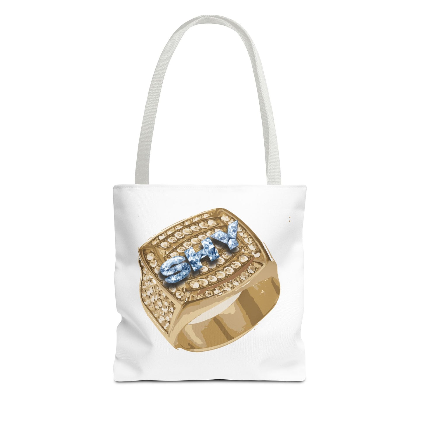 SHY - Stylish Tote Bag with statement Ring Design