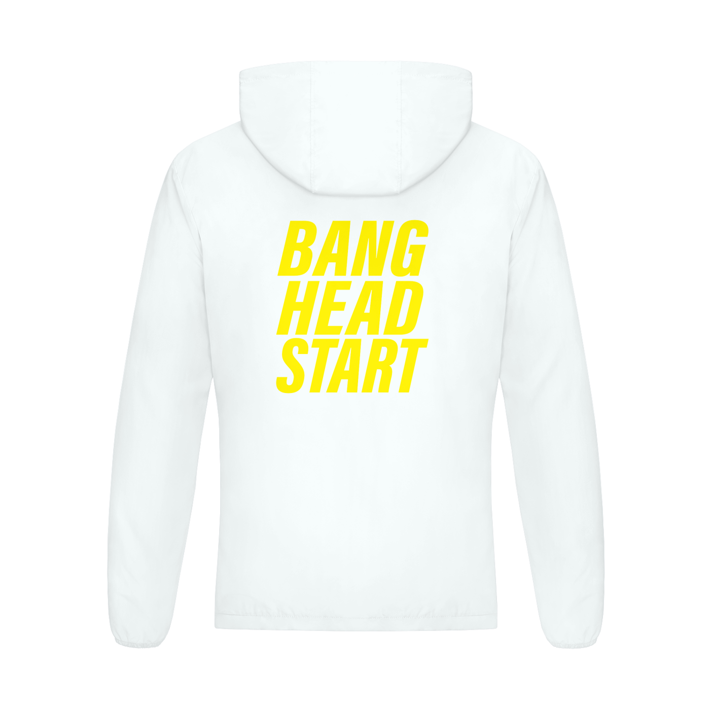 Soft Hooded Sports Jacket - Bang.Head.Start - blk/yel