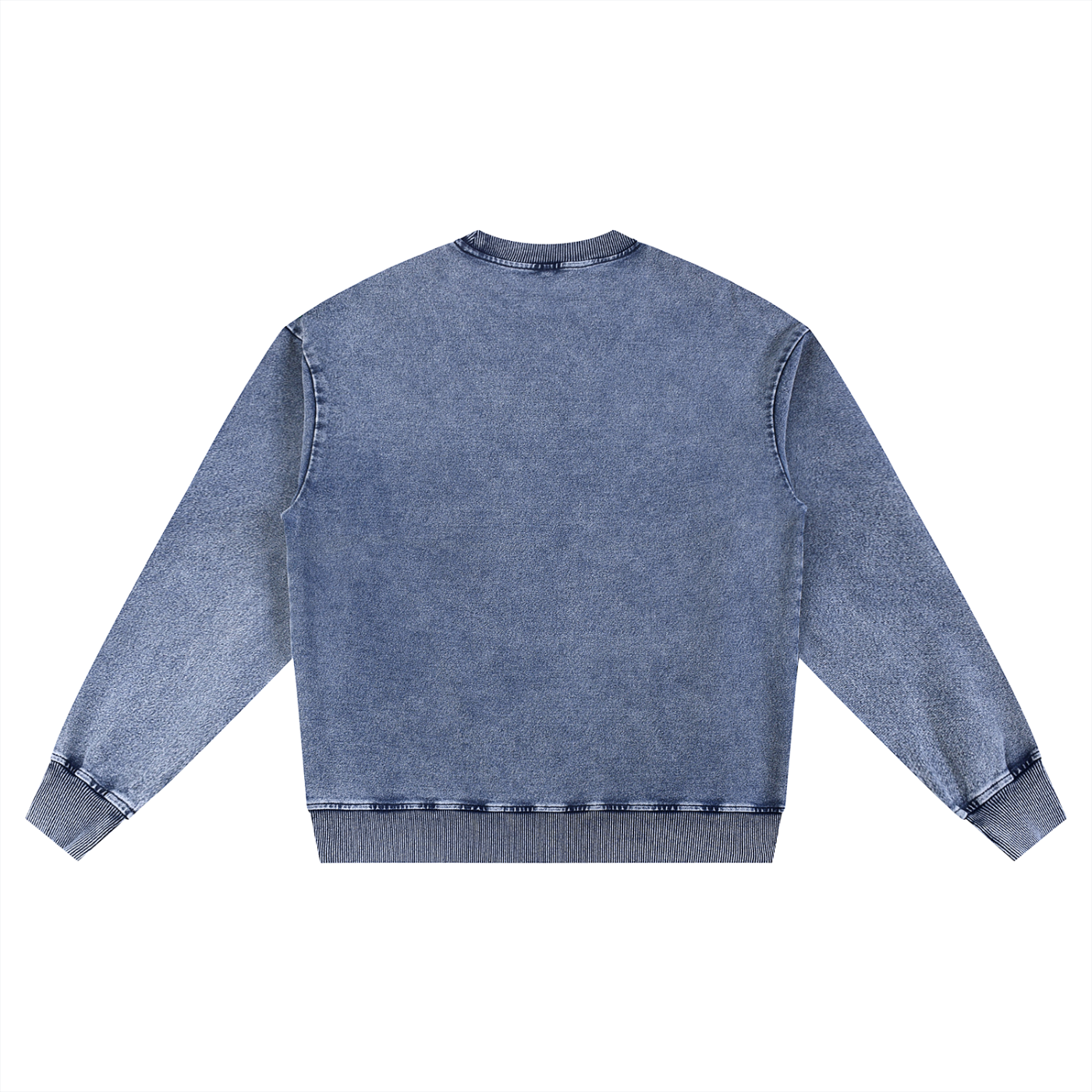 KING - Snow Wash Oversized Crewneck Sweatshirt