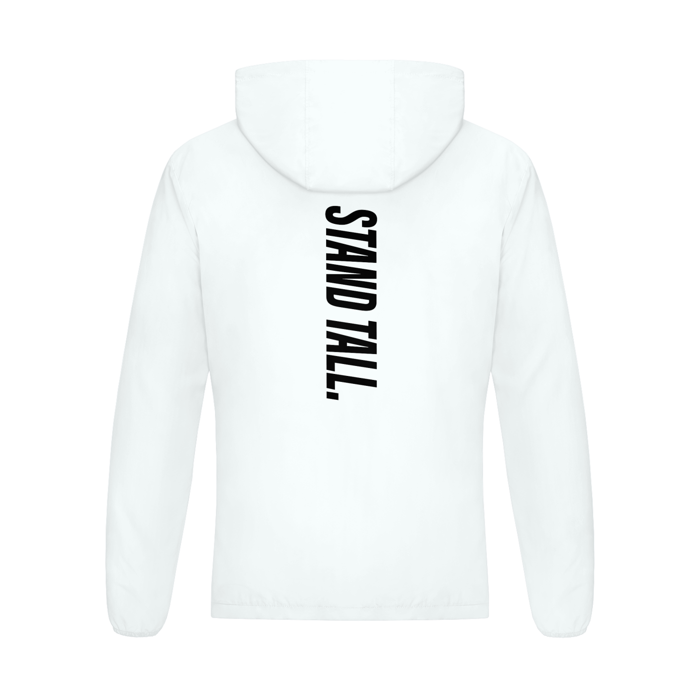 Soft Hooded Sports Jacket - Stand Tall Blk/wht