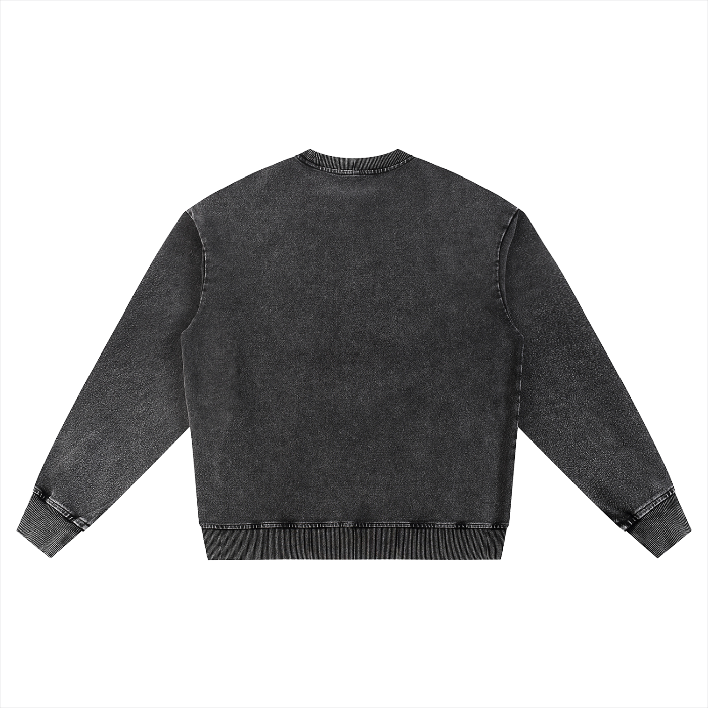 KING - Snow Wash Oversized Crewneck Sweatshirt