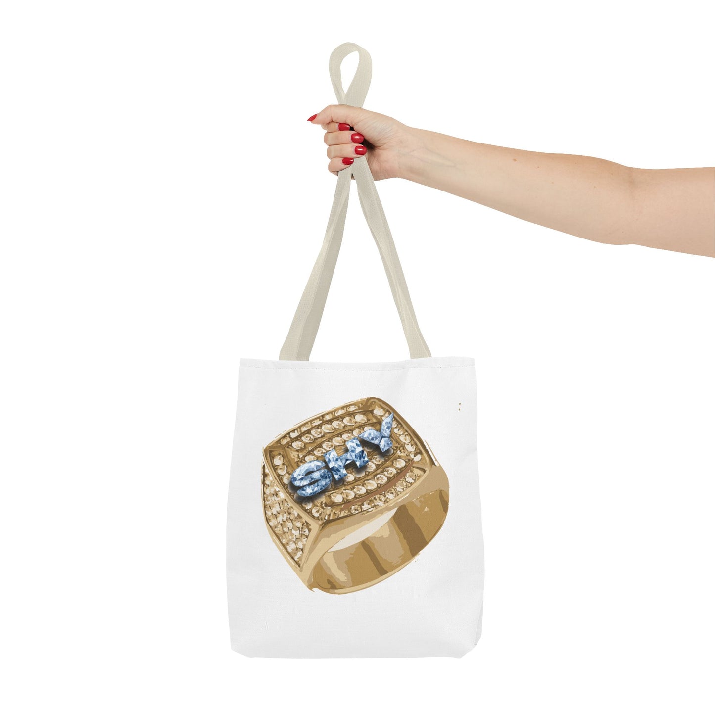 SHY - Stylish Tote Bag with statement Ring Design
