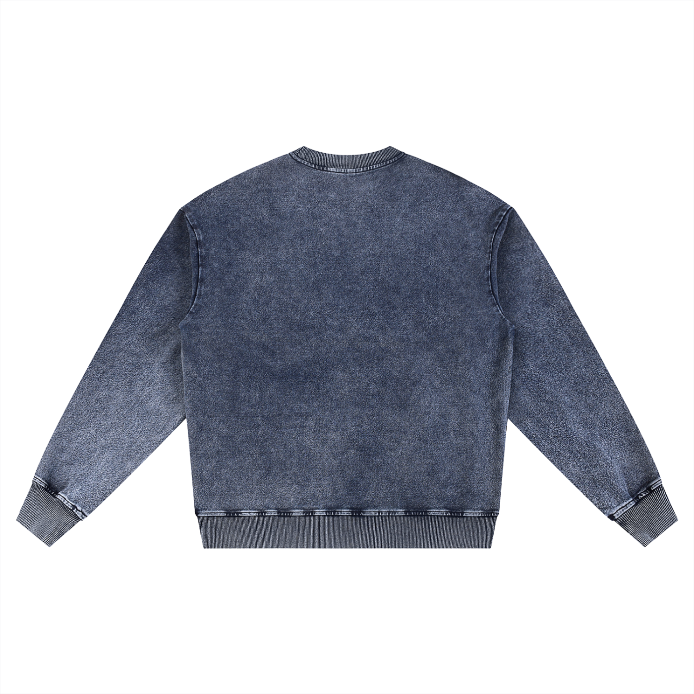 KING - Snow Wash Oversized Crewneck Sweatshirt
