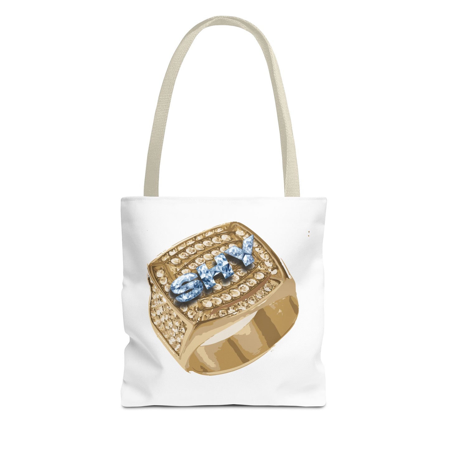 SHY - Stylish Tote Bag with statement Ring Design