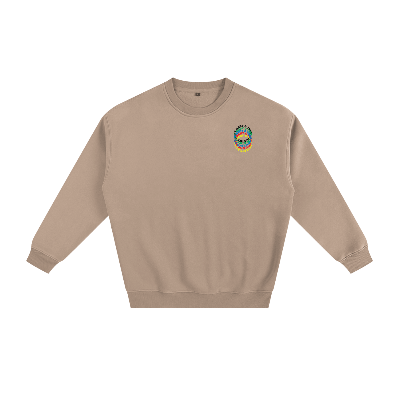 Ring Blur Side Fleeced Sweatshirt