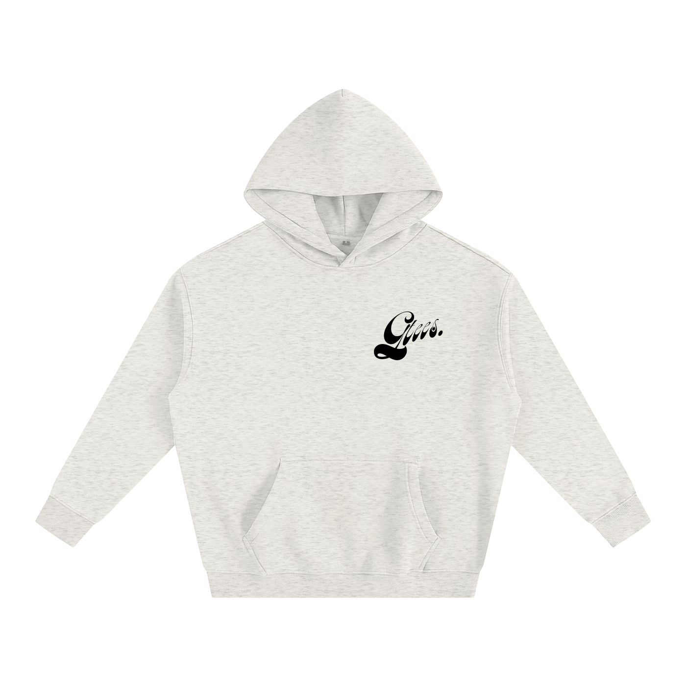 Oversize Fleeced Hoodie - Fleeced Hoodie with GTees latest graphic design.