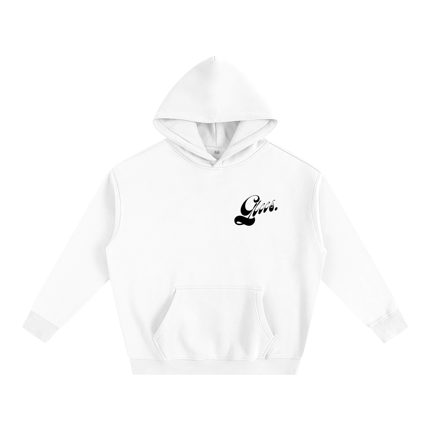 Oversize Fleeced Hoodie - Fleeced Hoodie with GTees latest graphic design.
