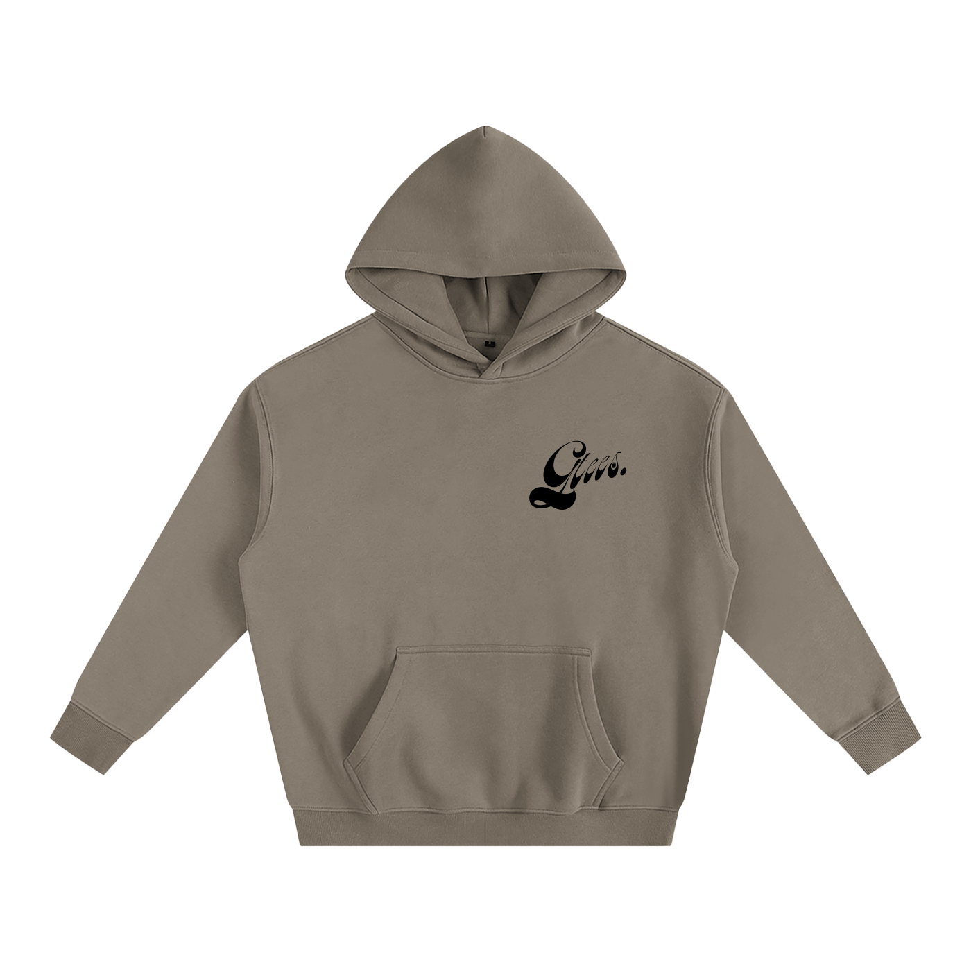 Oversize Fleeced Hoodie - Fleeced Hoodie with GTees latest graphic design.