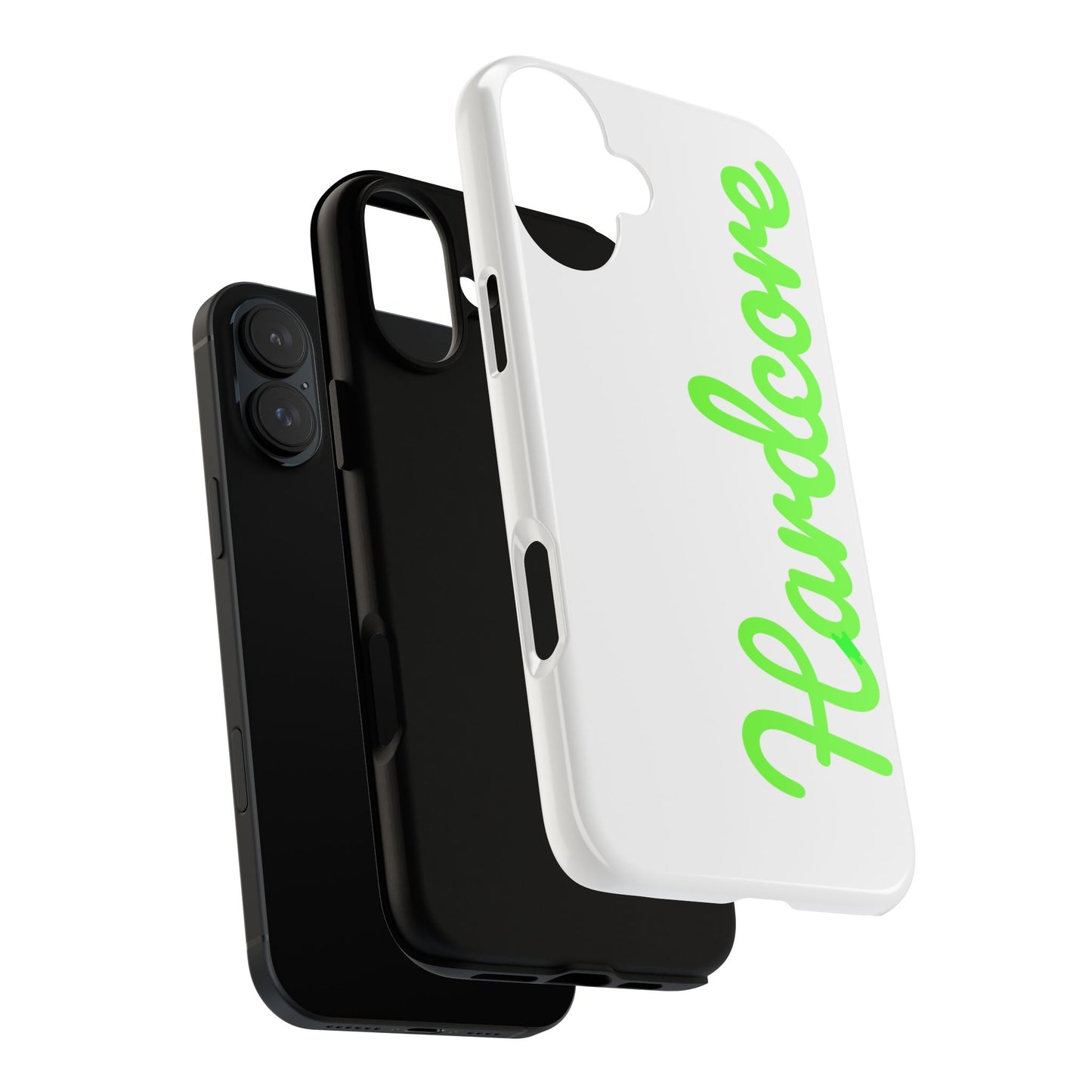 Hardcore - Green & White Tough Cases