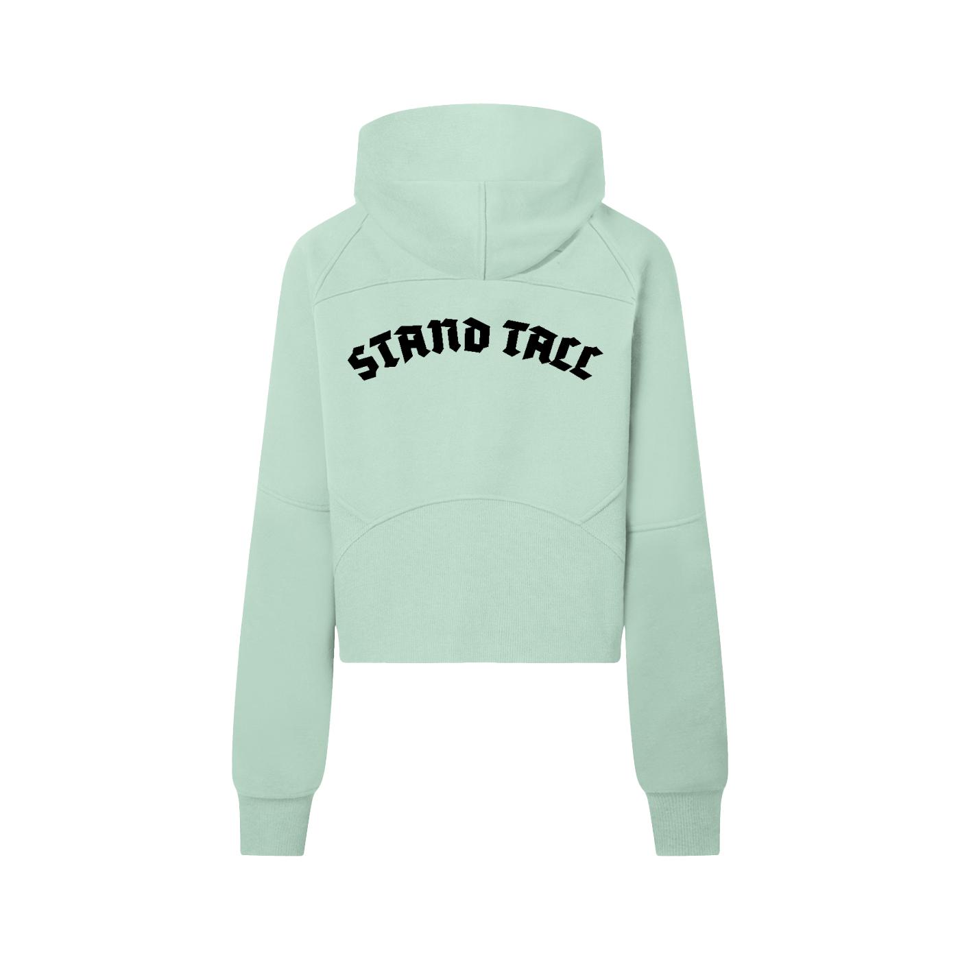 Cropped Half-Zip Hoodie