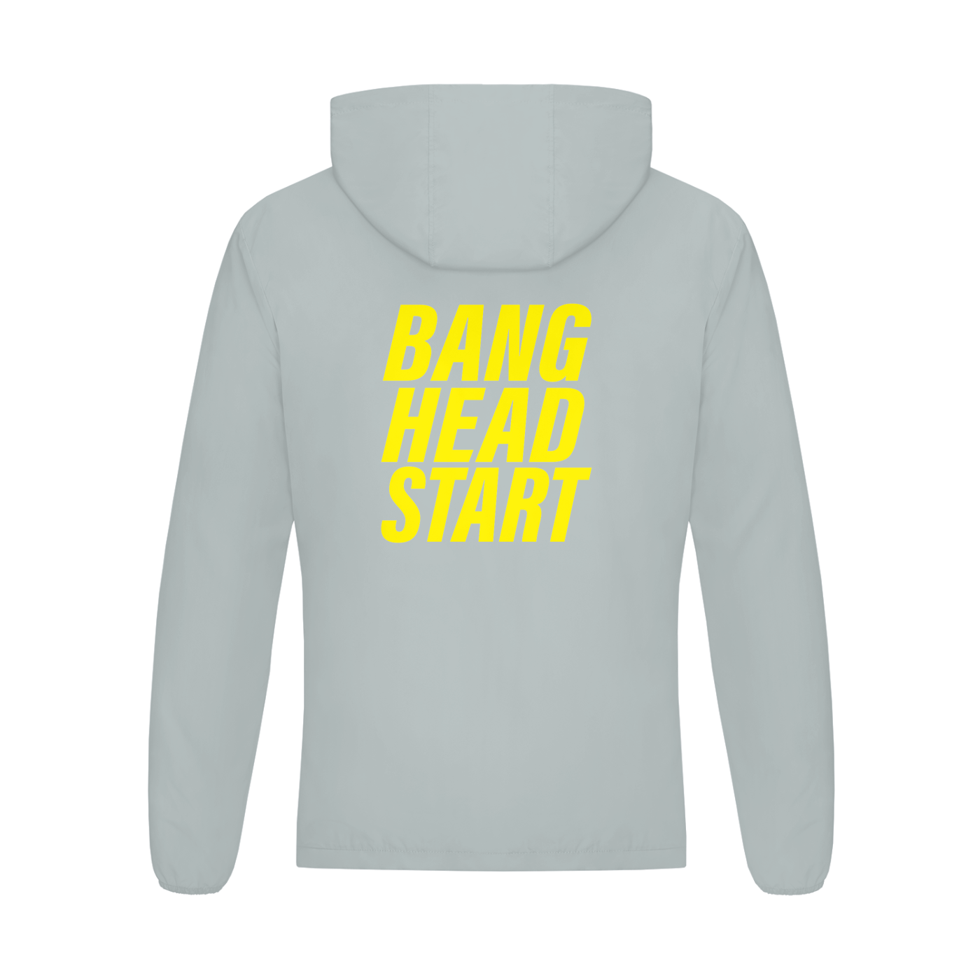 Soft Hooded Sports Jacket - Bang.Head.Start - blk/yel