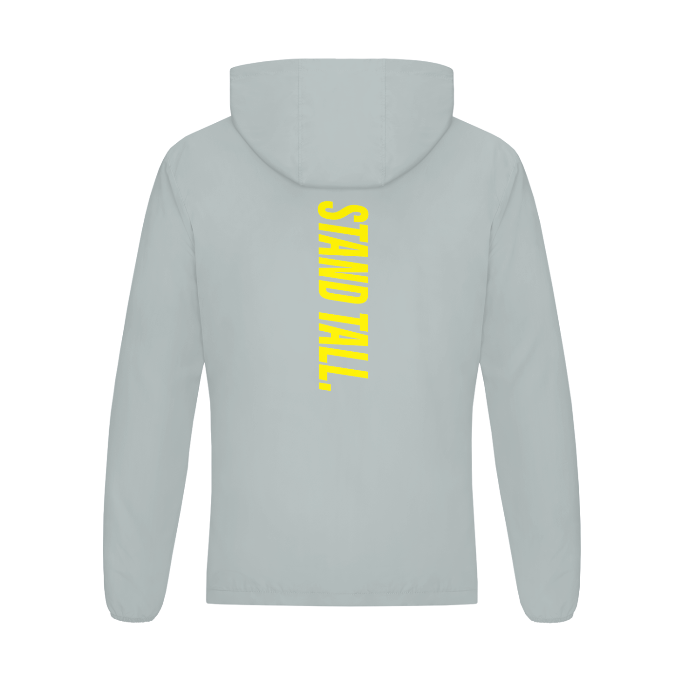 Soft Hooded Sports Jacket - Stand Tall - Yel/wht/blk/gry