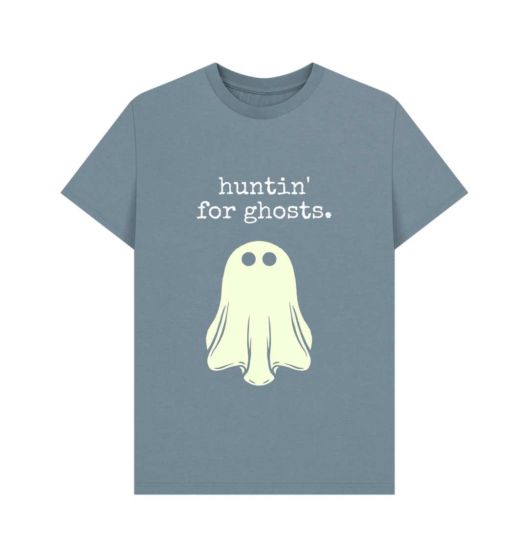 Stone Blue Printed T-shirt Front