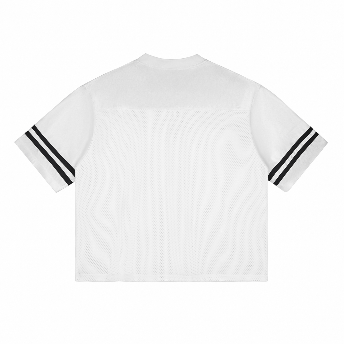 Progression Sessions Black  & White Taped Mesh T-Shirt