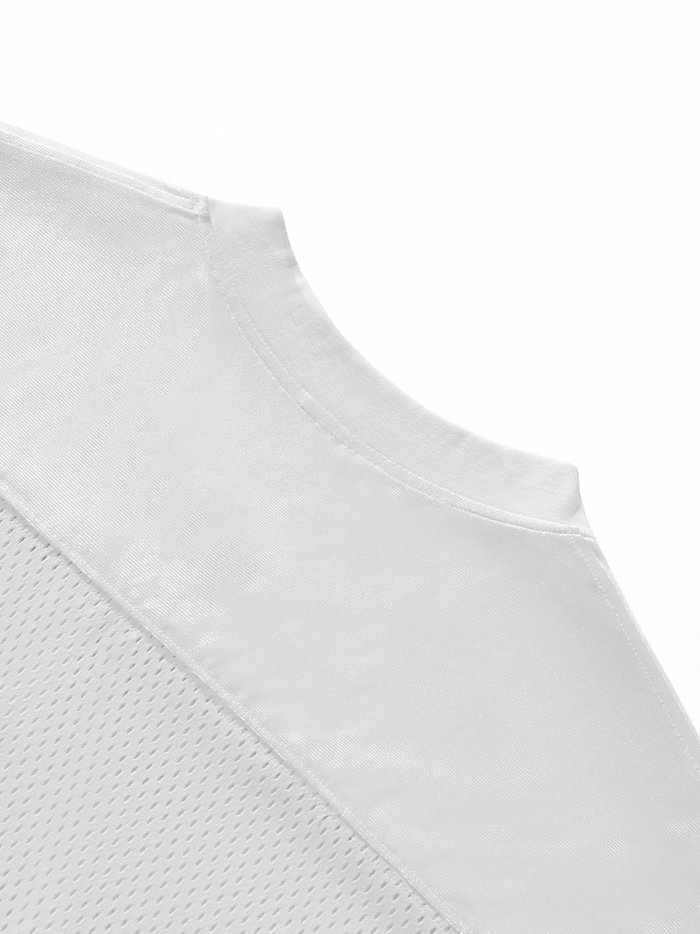 Progression Sessions Black  & White Taped Mesh T-Shirt