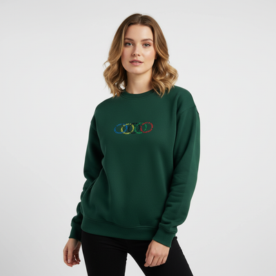 4 Rings Horizontal Fleeced Sweatshirt