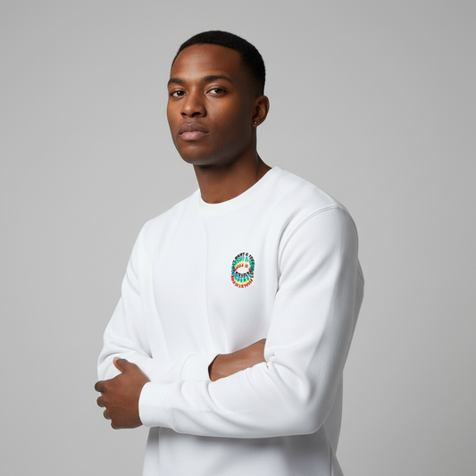 Ring Blur Side Fleeced Sweatshirt