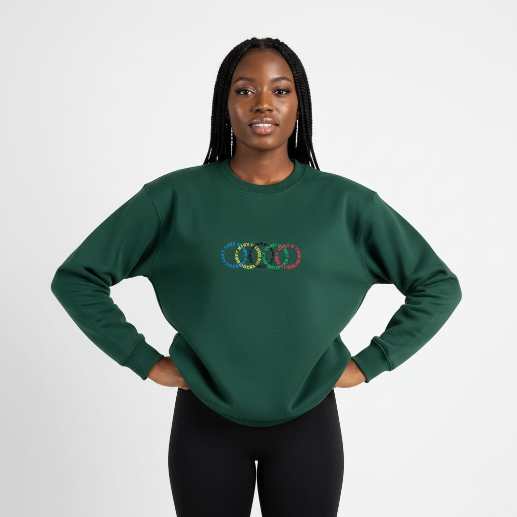 4 Rings Horizontal Fleeced Sweatshirt