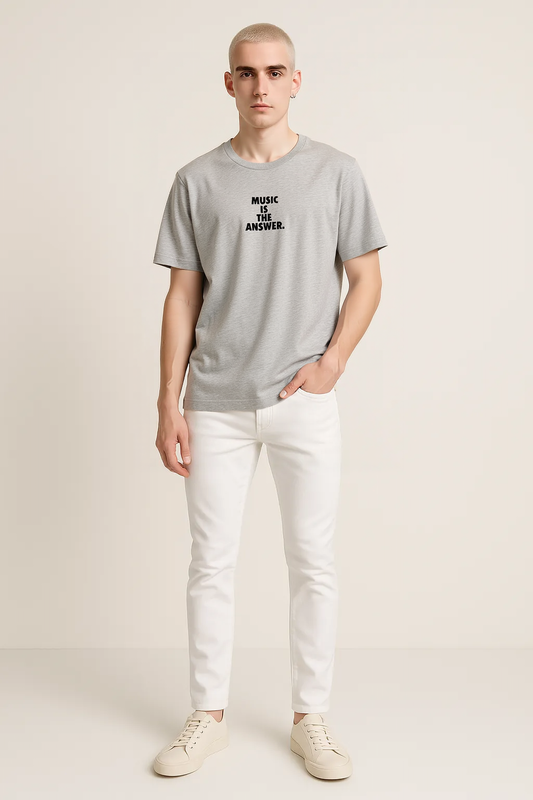 'Music is the Answer' - Mens Regular Tee